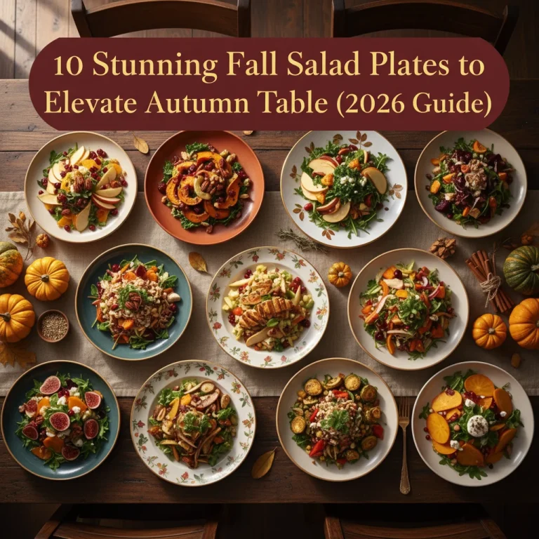 10 Stunning Fall Salad Plates to Elevate Your Autumn Table (2026 Guide)