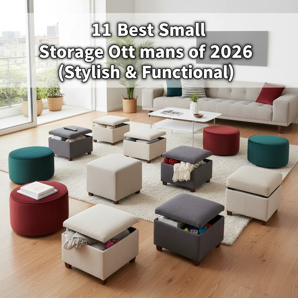 11 Best Small Storage Ottomans of 2026 (Stylish & Functional)