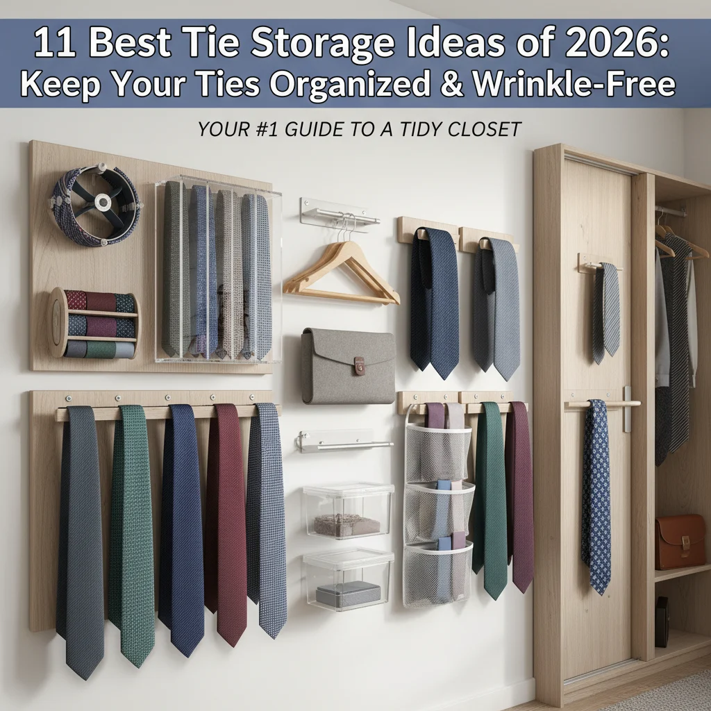 11 Best Tie Storage Ideas of 2026: Keep Your Ties Organized & Wrinkle-Free