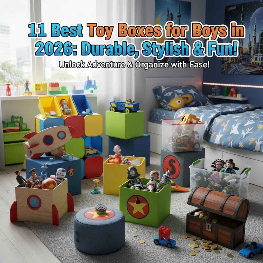 11 Best Toy Boxes for Boys in 2026: Durable, Stylish & Fun!