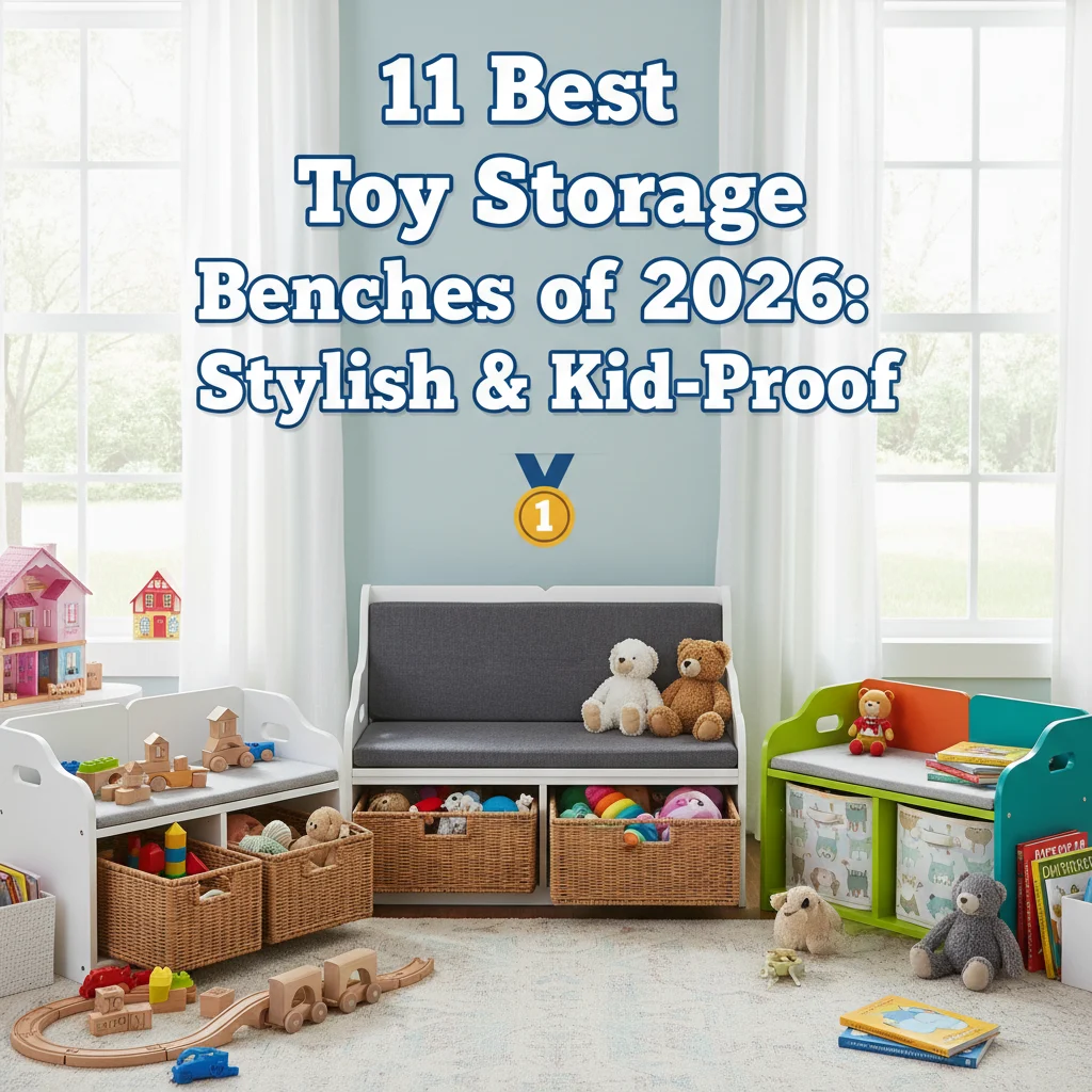 11 Best Toy Storage Benches of 2026: Stylish & Kid-Proof