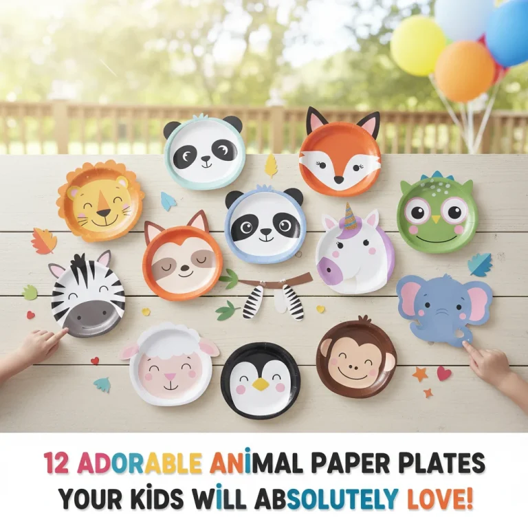 12 Adorable Animal Paper Plates Your Kids Will Absolutely Love!