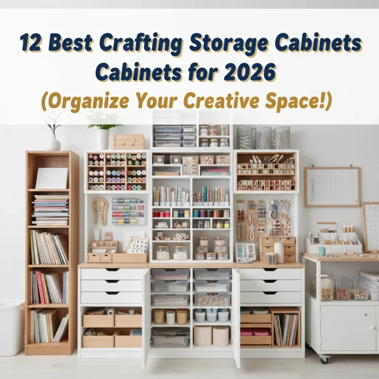 12 Best Crafting Storage Cabinets for 2026 (Organize Your Creative Space!)