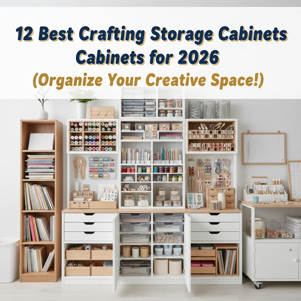12 Best Crafting Storage Cabinets for 2026 (Organize Your Creative Space!)