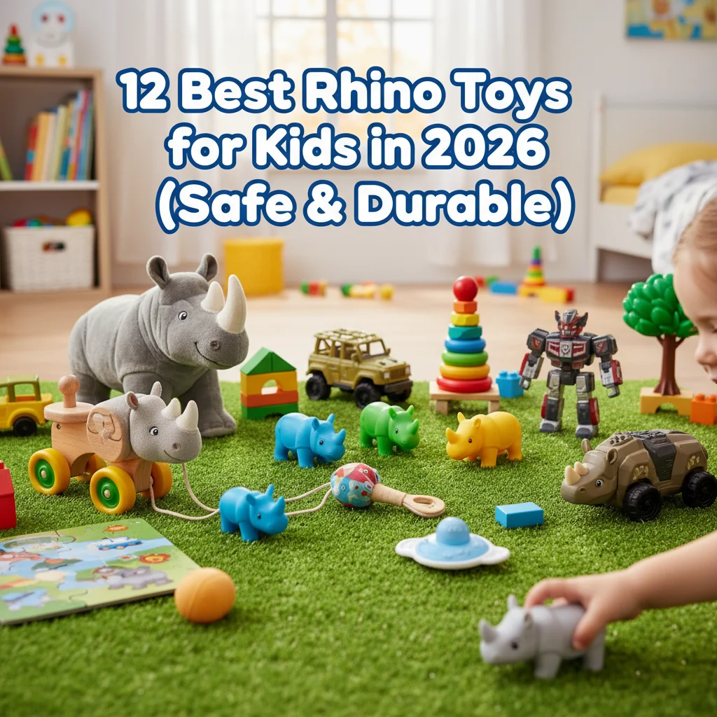 12 Best Rhino Toys for Kids in 2026 (Safe & Durable)