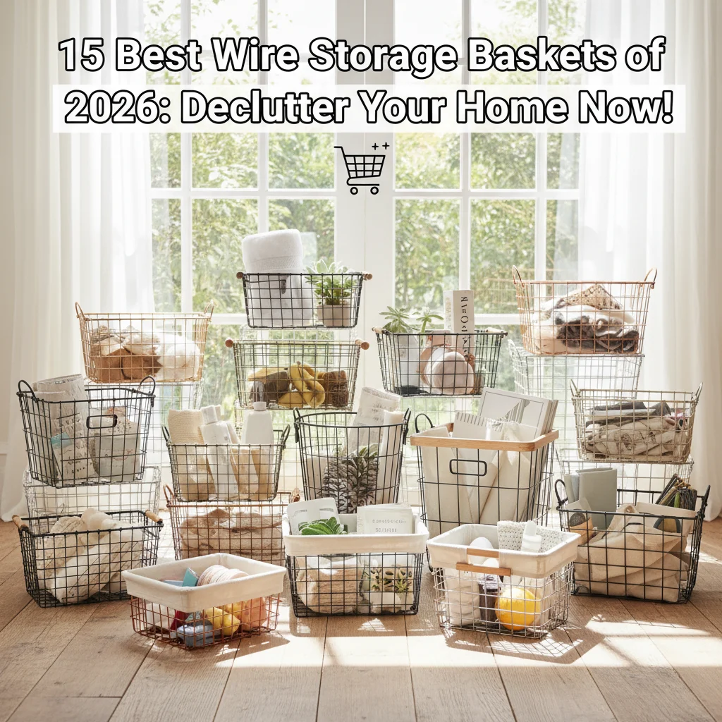 15 Best Wire Storage Baskets of 2026: Declutter Your Home Now!