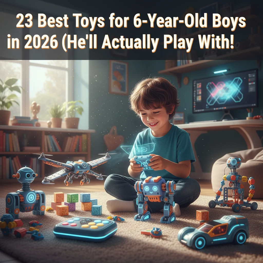 23 Best Toys for 6-Year-Old Boys in 2026 (He’ll Actually Play With!)