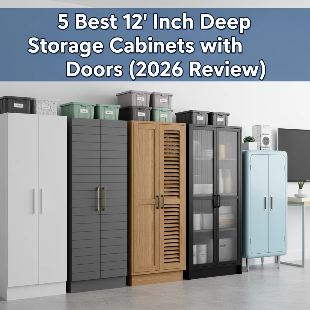 5 Best 12-Inch Deep Storage Cabinets with Doors (2026 Review)