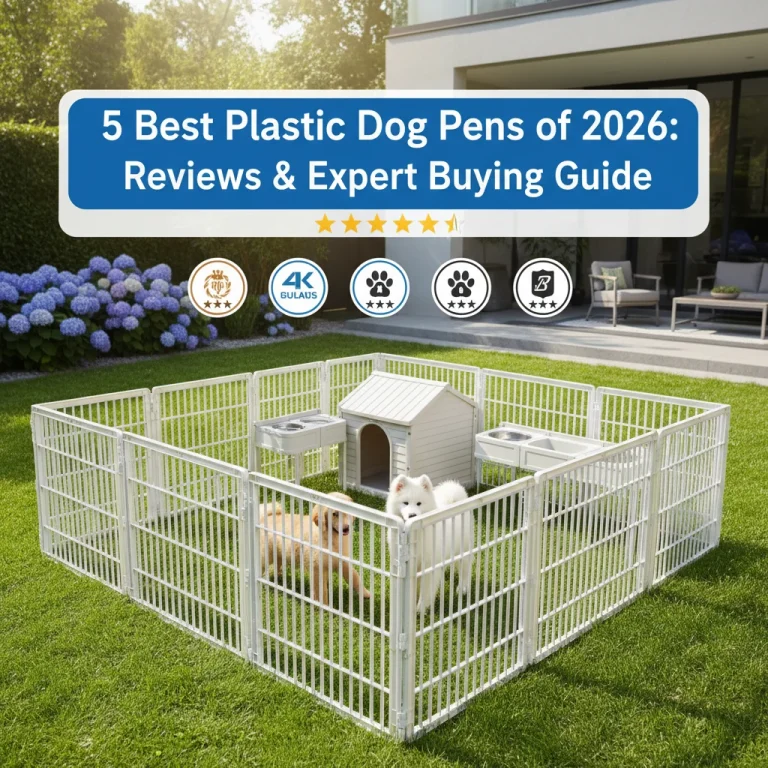 5 Best Plastic Dog Pens of 2026: Reviews & Expert Buying Guide