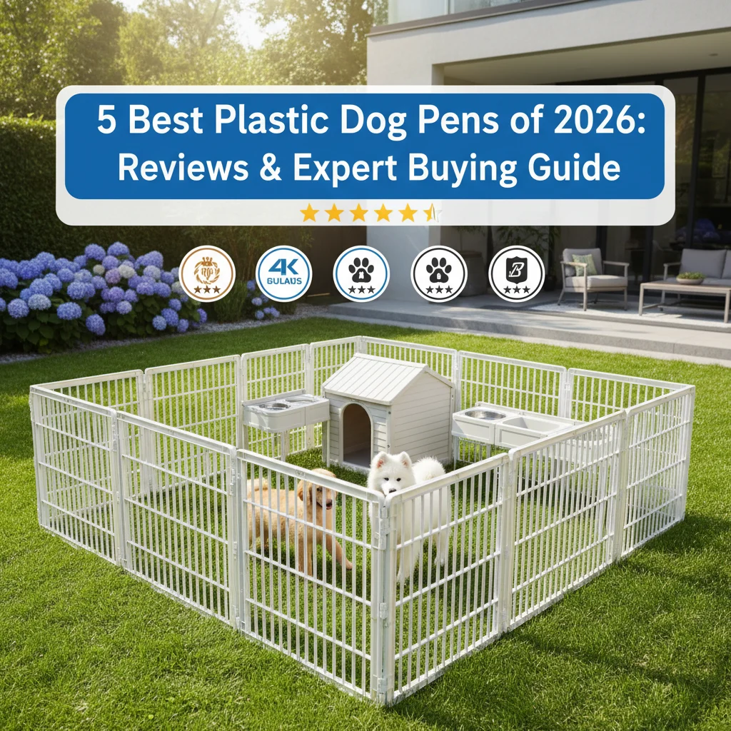 5 Best Plastic Dog Pens of 2026: Reviews & Expert Buying Guide