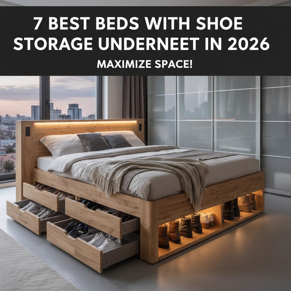7 Best Beds with Shoe Storage Underneath in 2026: Maximize Space!