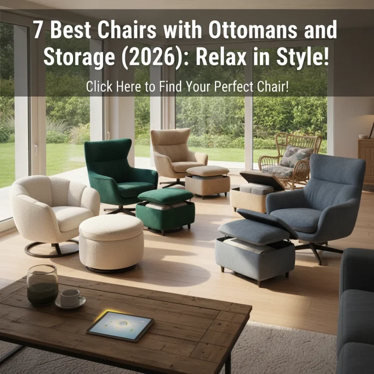 7 Best Chairs with Ottomans and Storage (2026): Relax in Style!
