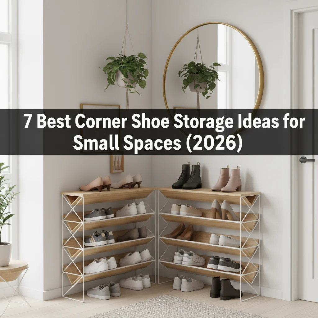 7 Best Corner Shoe Storage Ideas for Small Spaces (2026)
