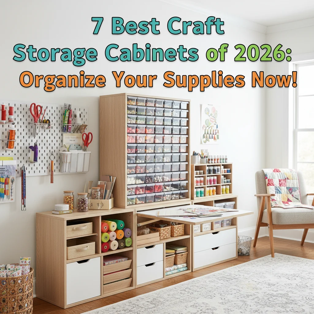 7 Best Craft Storage Cabinets of 2026: Organize Your Supplies Now!