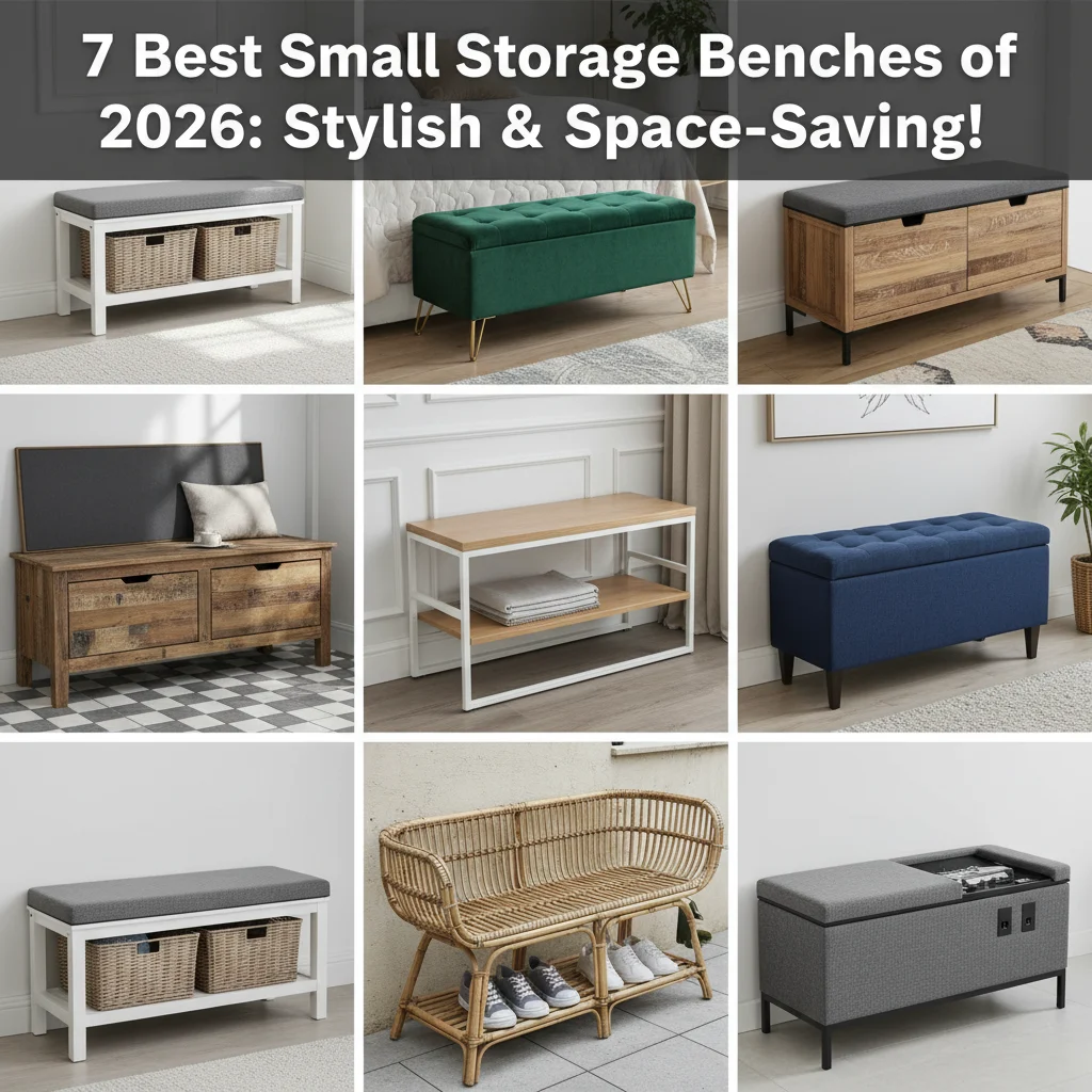 7 Best Small Storage Benches of 2026: Stylish & Space-Saving!