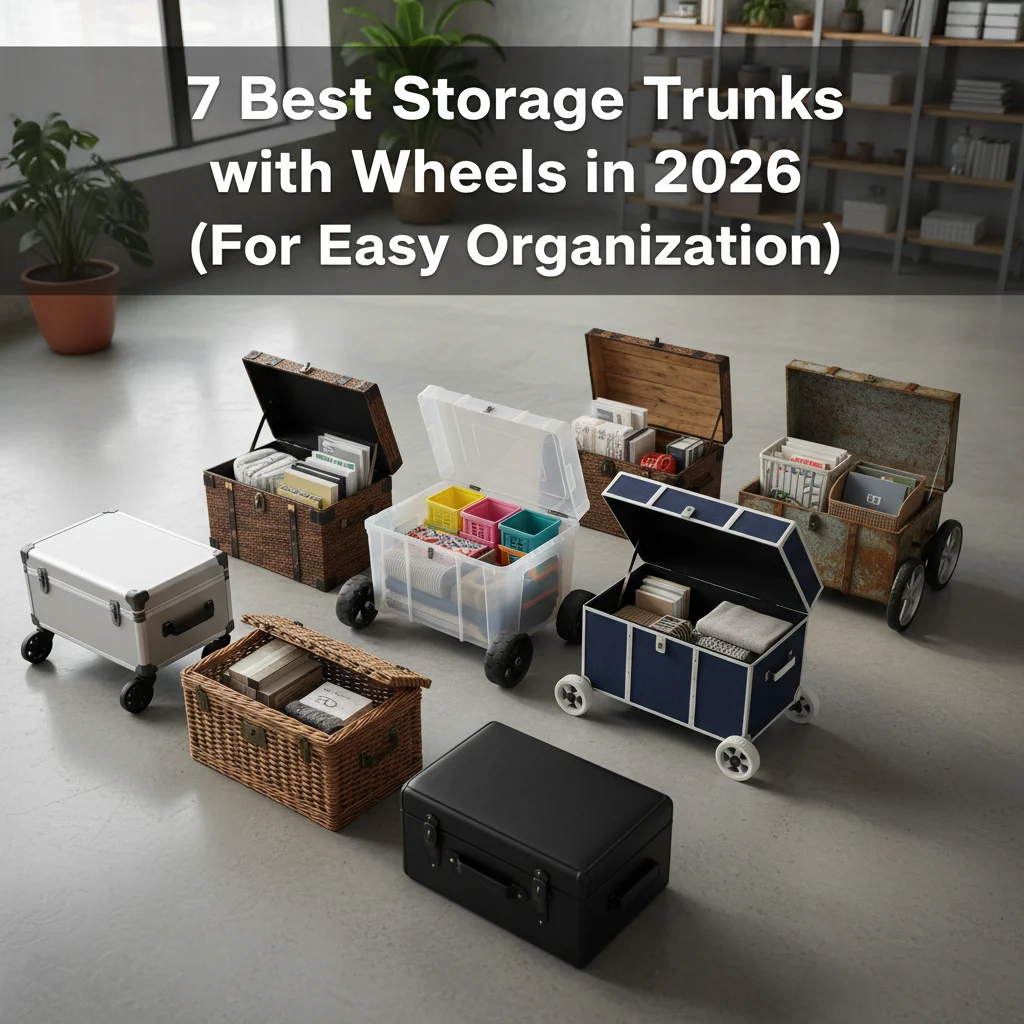 7 Best Storage Trunks with Wheels in 2026 (For Easy Organization)