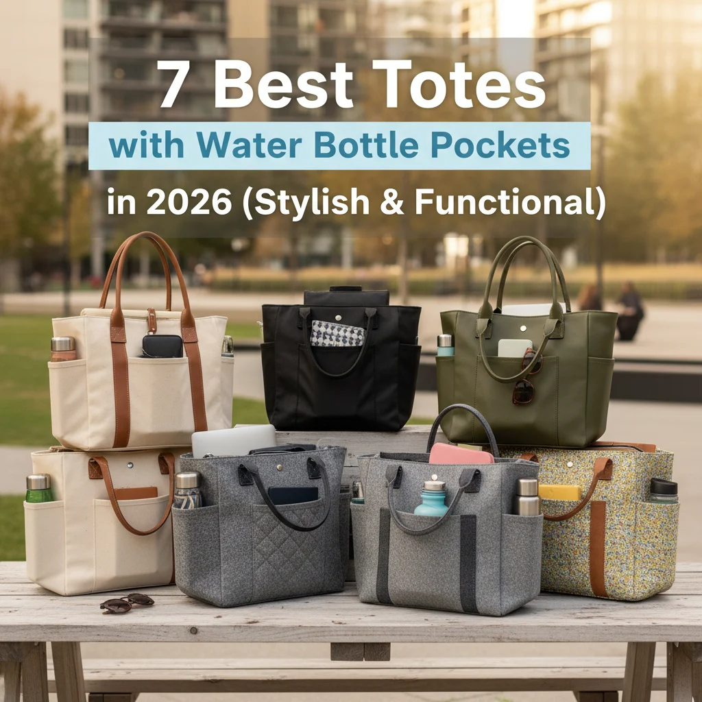 7 Best Totes with Water Bottle Pockets in 2026 (Stylish & Functional)