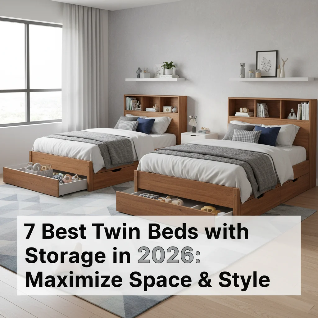 7 Best Twin Beds with Storage in 2026: Maximize Space & Style