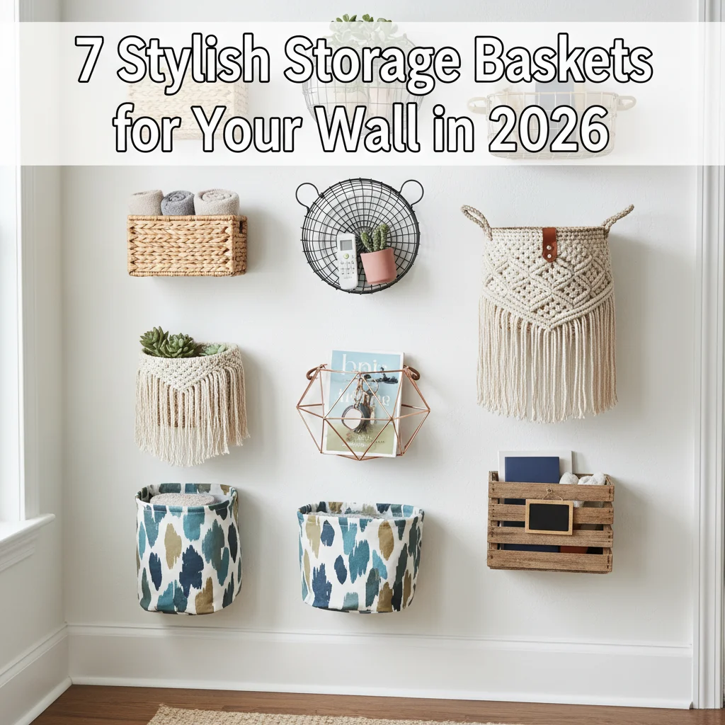 7 Stylish Storage Baskets for Your Wall in 2026