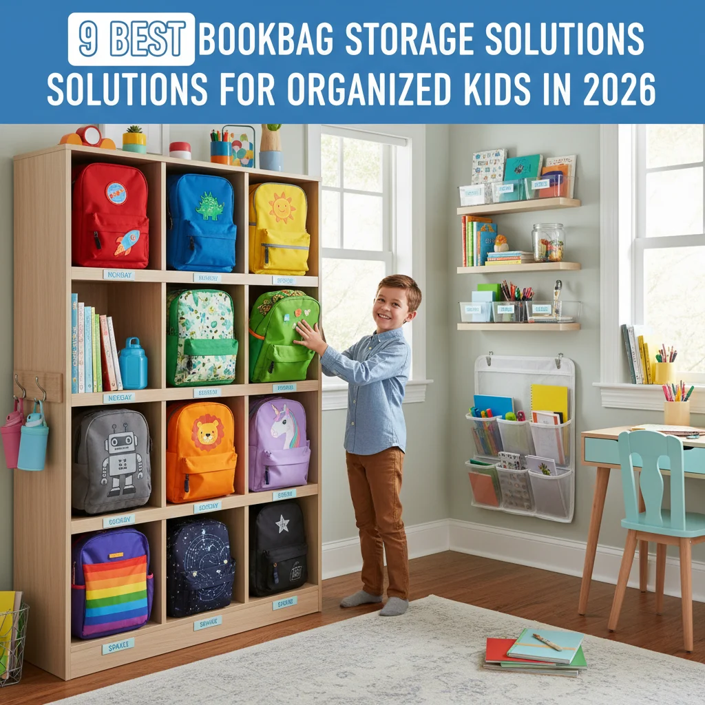 9 Best Bookbag Storage Solutions for Organized Kids in 2026