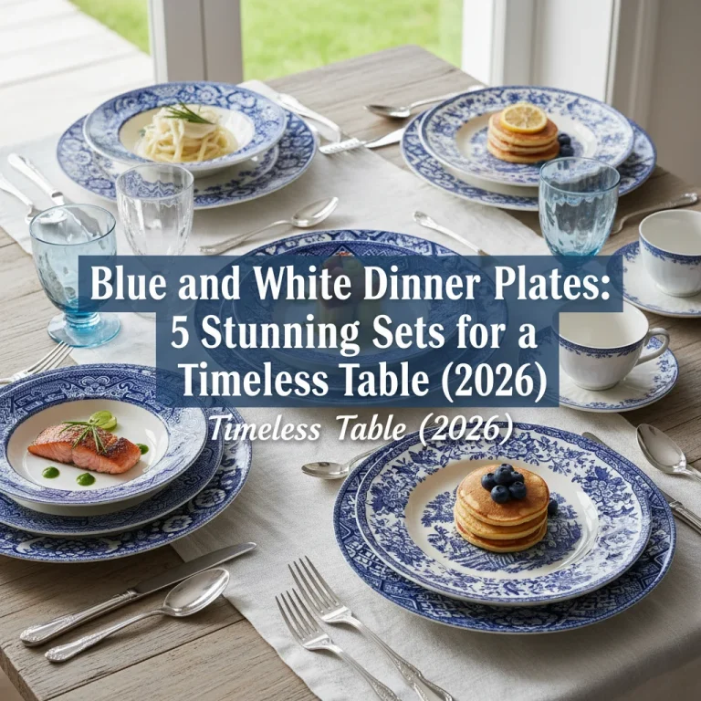 Blue and White Dinner Plates: 5 Stunning Sets for a Timeless Table (2026)