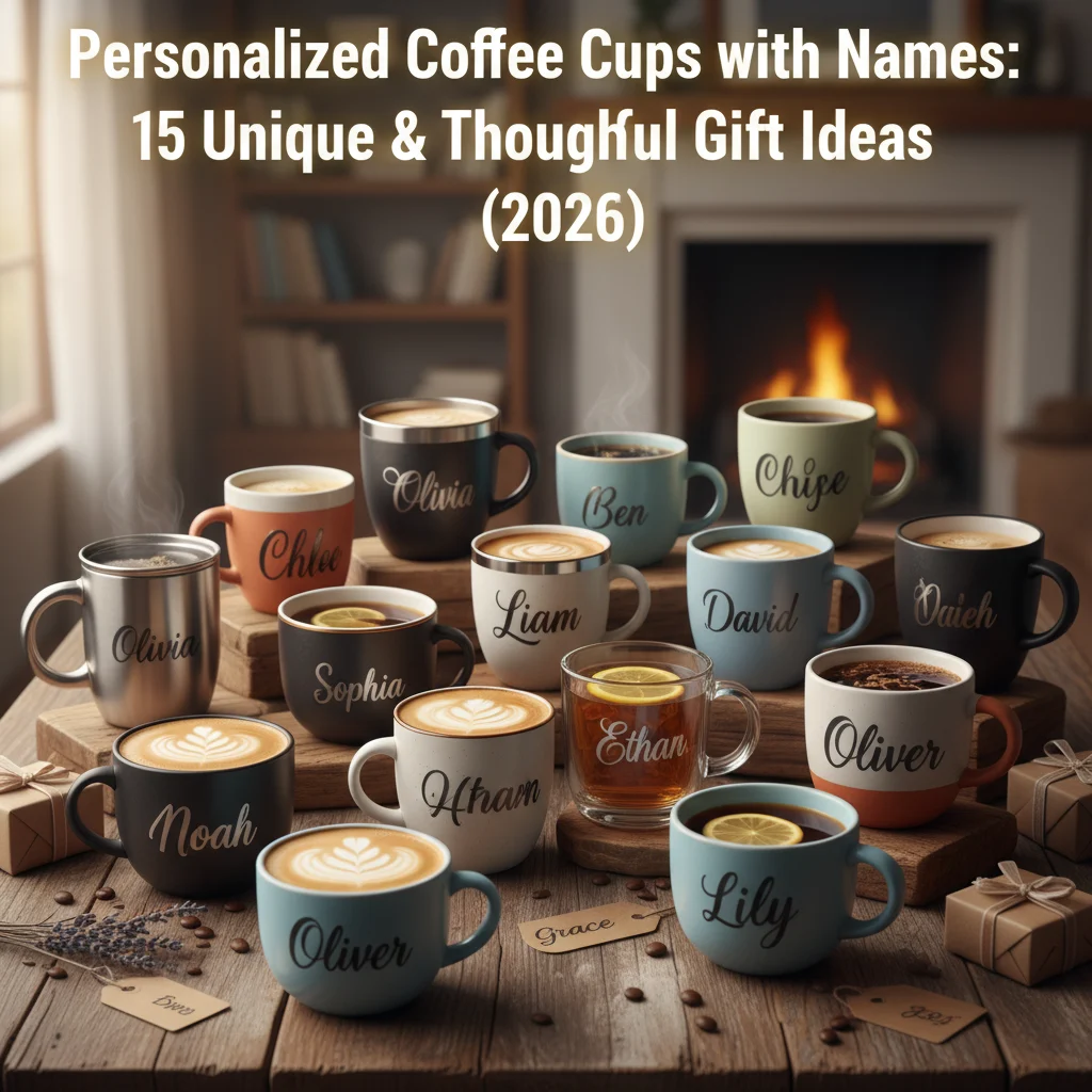 Personalized Coffee Cups with Names: 15 Unique & Thoughtful Gift Ideas (2026)