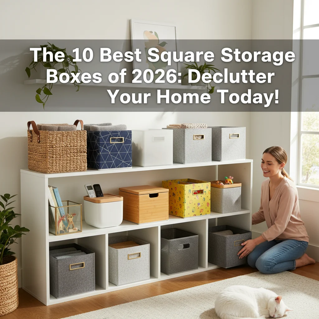 The 10 Best Square Storage Boxes of 2026: Declutter Your Home Today!