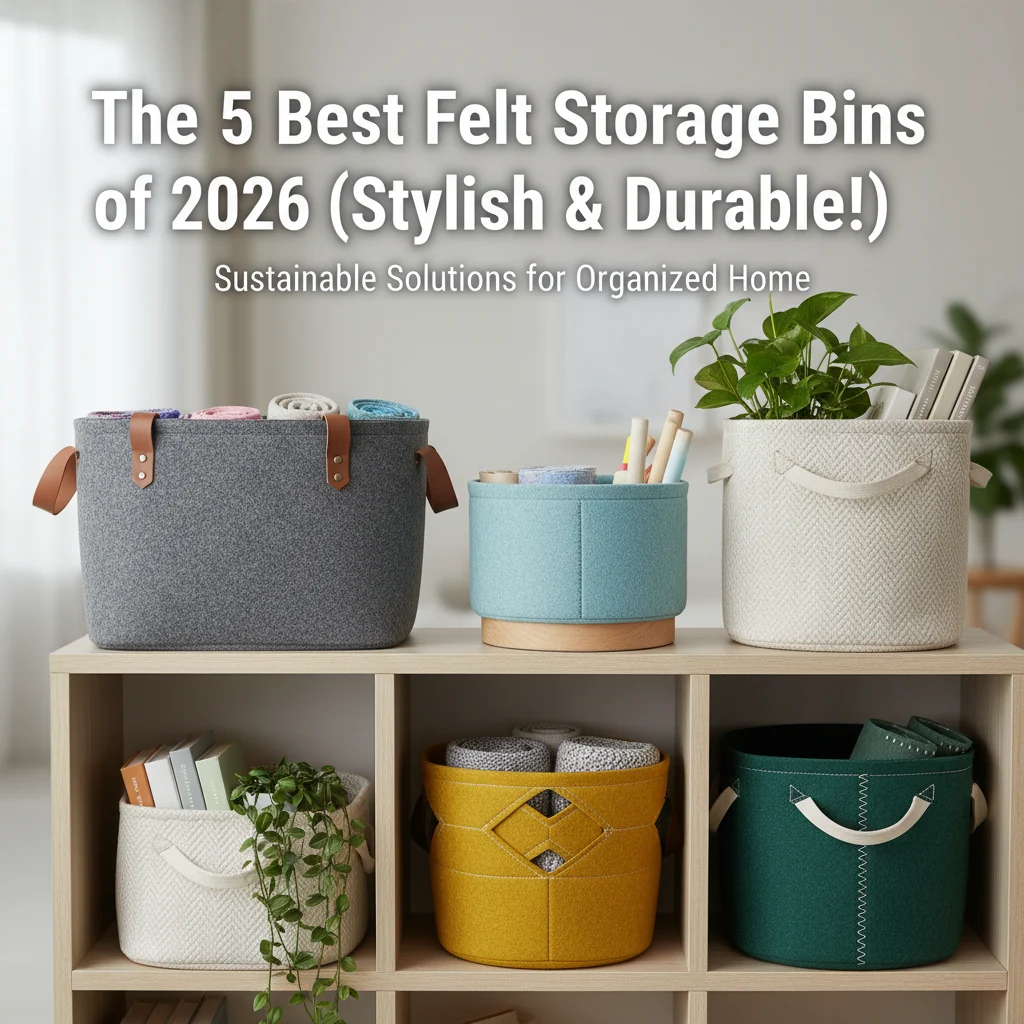 The 5 Best Felt Storage Bins of 2026 (Stylish & Durable!)