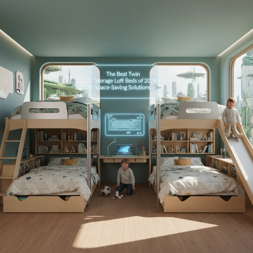 The Best Twin Storage Loft Beds of 2026: Space-Saving Solutions