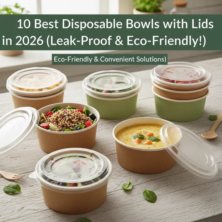 10 Best Disposable Bowls with Lids in 2026 (Leak-Proof & Eco-Friendly!)