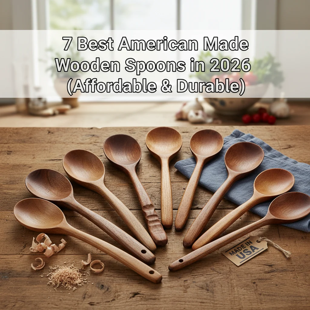 7 Best American Made Wooden Spoons in 2026 (Affordable & Durable)