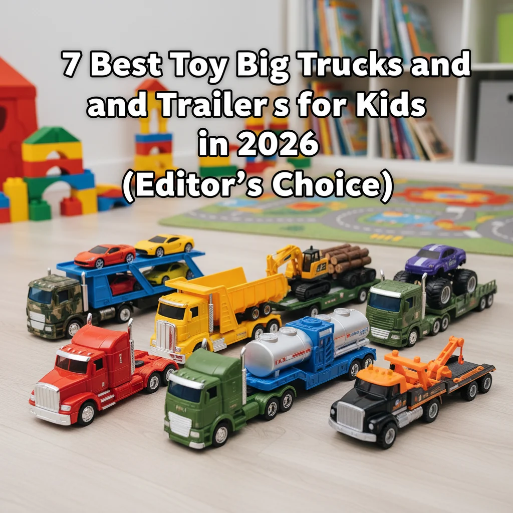 7 Best Toy Big Trucks and Trailers for Kids in 2026 (Editor’s Choice)
