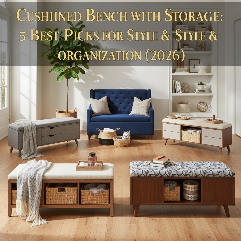 Cushioned Bench with Storage: 5 Best Picks for Style & Organization (2026)