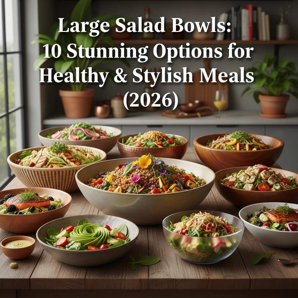 Large Salad Bowls: 10 Stunning Options for Healthy & Stylish Meals (2026)