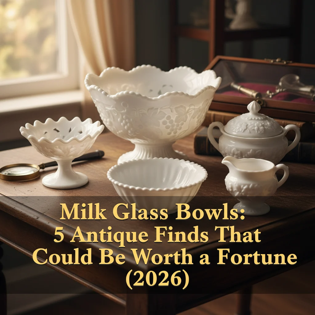 Milk Glass Bowls: 5 Antique Finds That Could Be Worth a Fortune (2026)