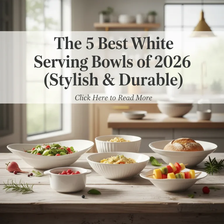The 5 Best White Serving Bowls of 2026 (Stylish & Durable)