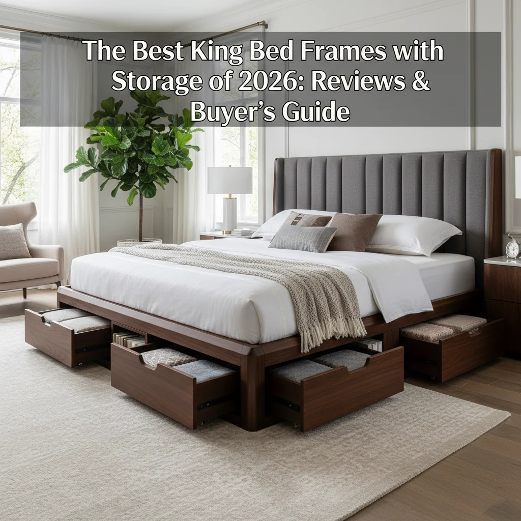 The Best King Bed Frames with Storage of 2026: Reviews & Buyer’s Guide