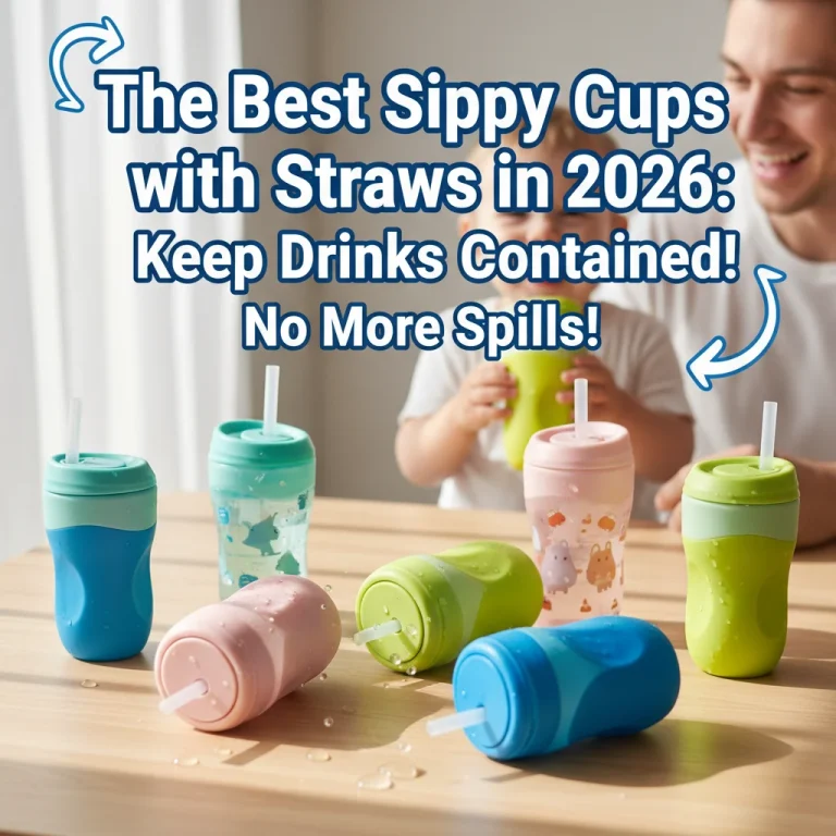 The Best Sippy Cups with Straws in 2026: Keep Drinks Contained!