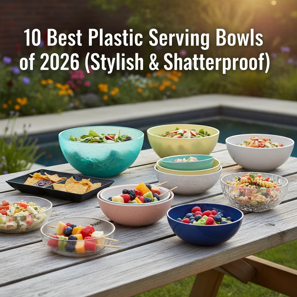 10 Best Plastic Serving Bowls of 2026 (Stylish & Shatterproof)