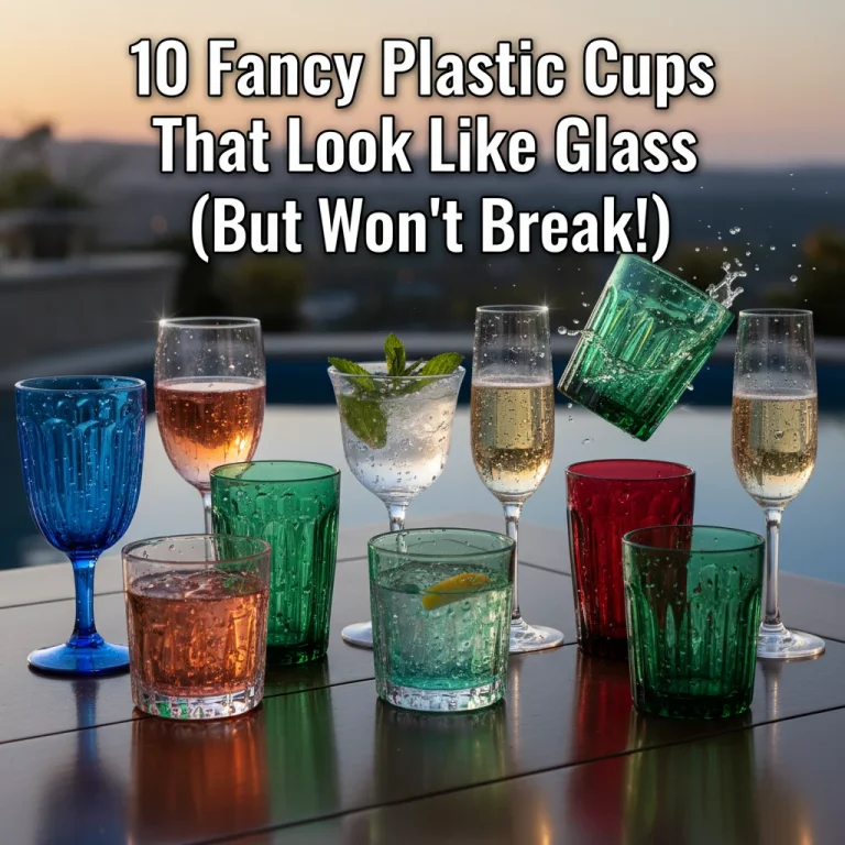 10 Fancy Plastic Cups That Look Like Glass (But Won’t Break!)