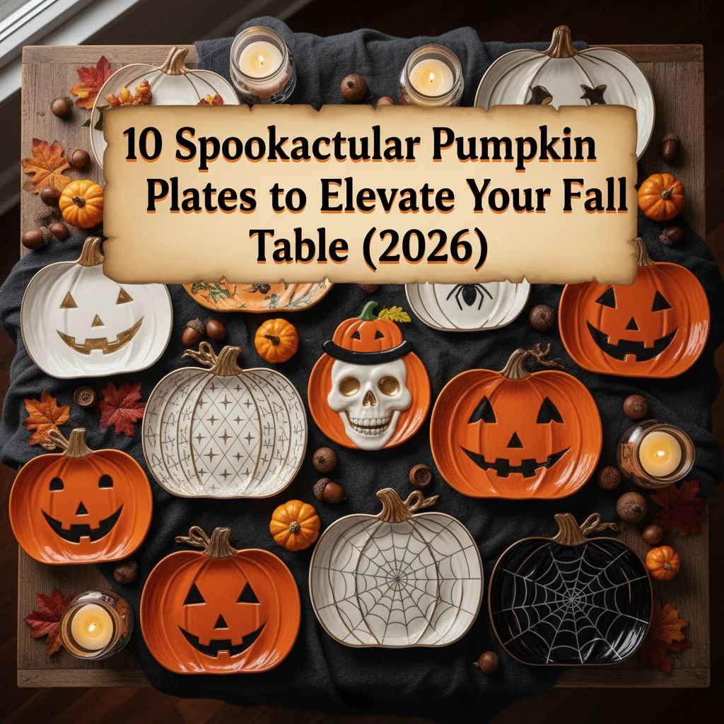 10 Spooktacular Pumpkin Plates to Elevate Your Fall Table (2026)