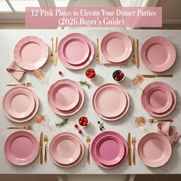 12 Pink Plates to Elevate Your Dinner Parties (2026 Buyer’s Guide)