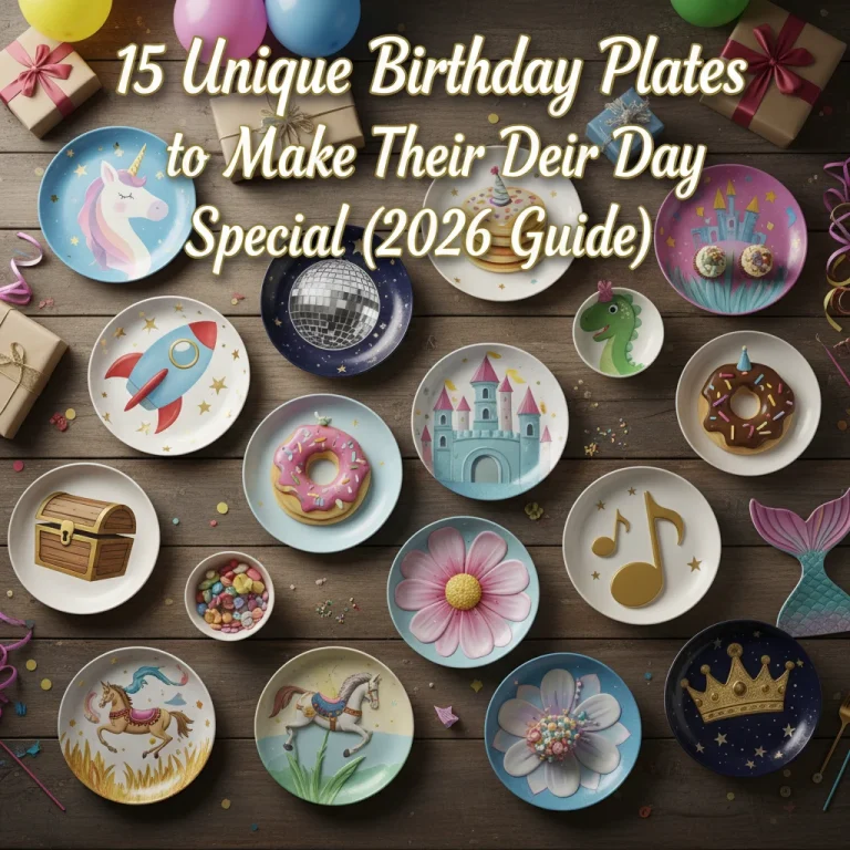 15 Unique Birthday Plates to Make Their Day Special (2026 Guide)