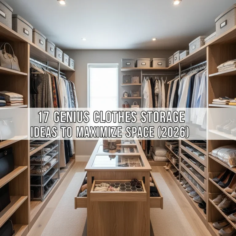 17 Genius Clothes Storage Ideas to Maximize Space (2026)
