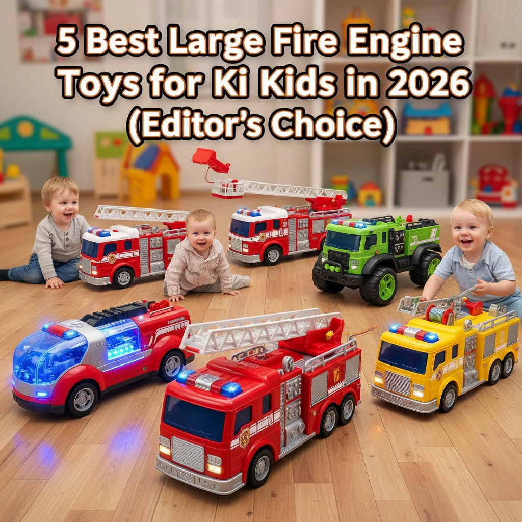 5 Best Large Fire Engine Toys for Kids in 2026 (Editor’s Choice)