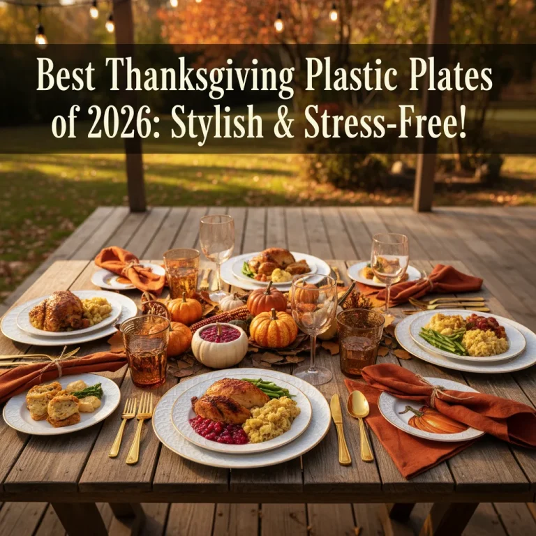 Best Thanksgiving Plastic Plates of 2026: Stylish & Stress-Free!