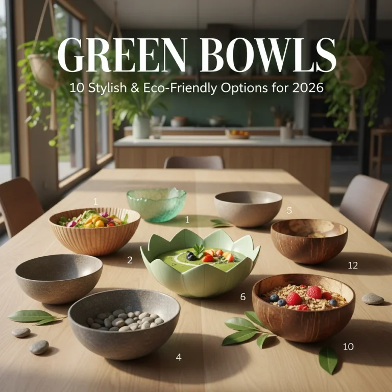 Green Bowls: 10 Stylish & Eco-Friendly Options for 2026