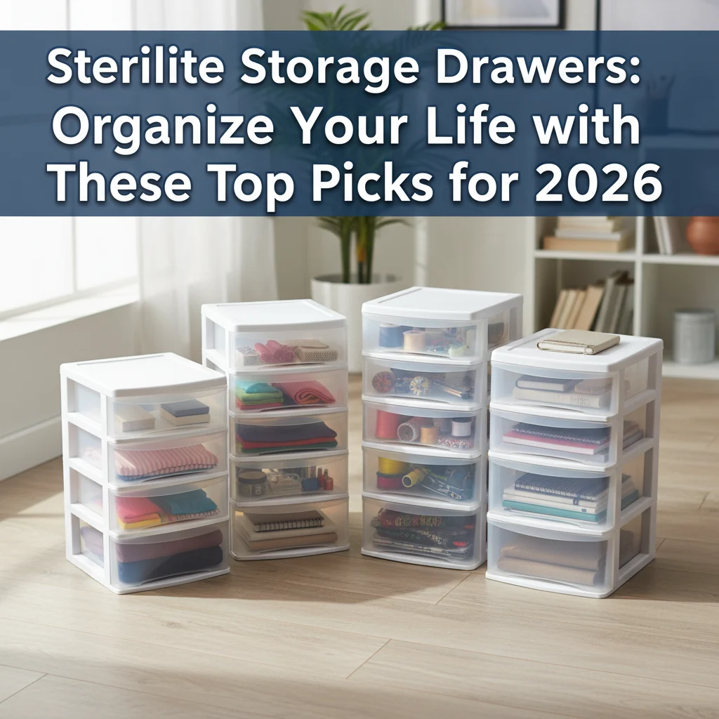 Sterilite Storage Drawers: Organize Your Life with These Top Picks for 2026