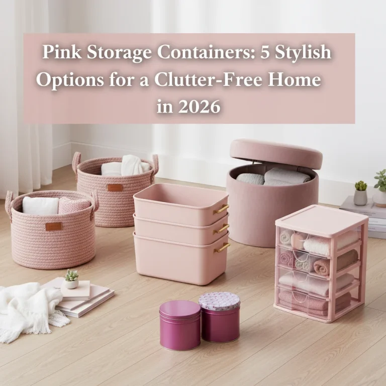 Pink Storage Containers: 5 Stylish Options for a Clutter-Free Home in 2026