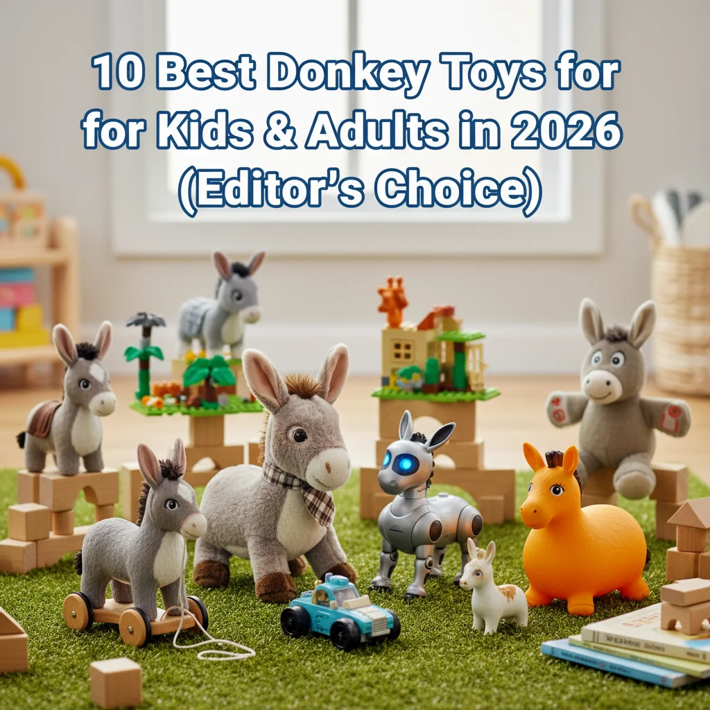 10 Best Donkey Toys for Kids & Adults in 2026 (Editor’s Choice)